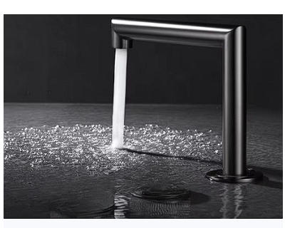 Fontana matte black touchless